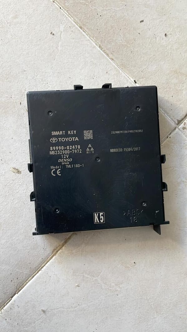 Toyota Corolla 2019 2022 OEM Smart key control unit 8999002470 top gear